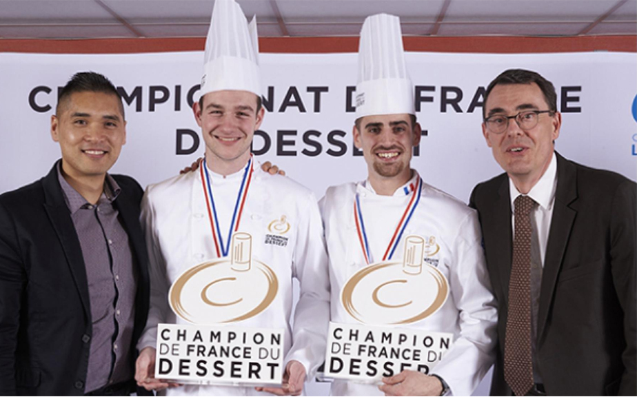 Gaël Reigner et François Josse sont les deux nouveaux Champions de France du Dessert